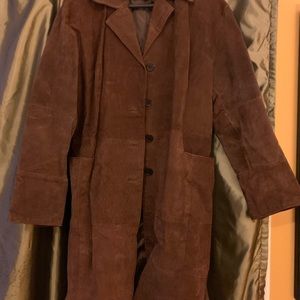 Women’s Brown Leather Jacket 1X